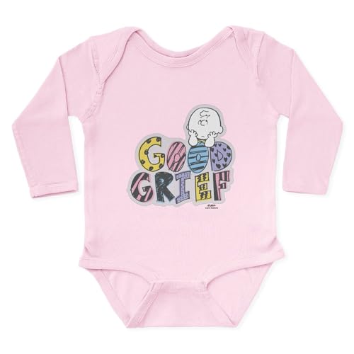 CafePress Charlie Brown Good Grief Body Suit Cute Long Sleeve Infant Baby Bodysuit Romper