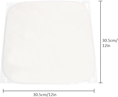Miniatura 2 de Forros de papel pergamino para freidora de aire sin blanquear de tamaño extra grande (12 x 12 pulgadas), cuadrados, 125 unidades, compatibles con