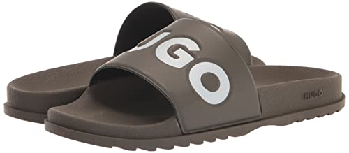 Image of HUGO mens Big Logo Slide Sandals
