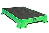 Cato Board - Dog Training Platform - Made in The USA (Bright Green, Rubber Surface)