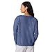 Hanes Women's EcoSmart Crewneck Sweatshirt, Navy Heather, Large