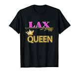 Regalo para jugadores del equipo LaxGirl. Camiseta perfecta para el jugador, fan o entrenador en tu vida Si estás jugando al lacrosse o simplemente seguidores de tu hermana, esta novedosa camiseta LAXGIRL será un buen regalo para mostrar tu pasión. Corona femenina.