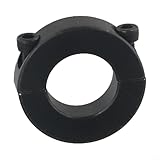 Allthingstore Abrazadera de anillo fijo dividido doble división de 12 mm a 40 mm, eje de cuello de eje para tapones, posición, herramientas de poleas de sincronización de sujeción (30 mm)