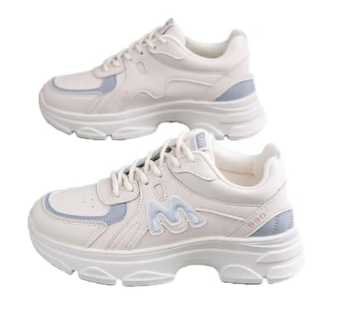 Women's Chunky Sneakers 2026 New Spring & Autumn Lace-Up Casual
