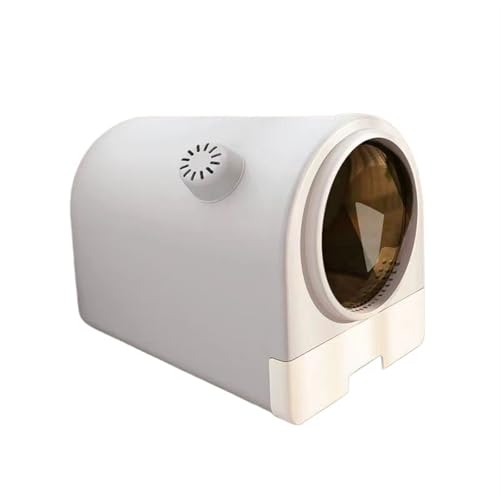 Arenero cerrado para gatos con tapa y bandeja deslizante miniatura 1