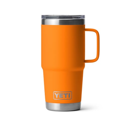 Image of YETI Rambler 20 oz Travel Mug, Stainless Steel, Vacuum Insulated with Stronghold Lid