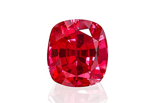 Espinela roja de 8.00 quilates el regalo perfecto con certificado original para parejas