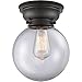Innovations 623-1F-BK-G202-12-LED LED Flush Mount from Aditi Collection