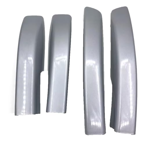 Cache-Barres de Toit pour Mitsubishi ASX SUV 2013-2019 Argent 4 Pièces