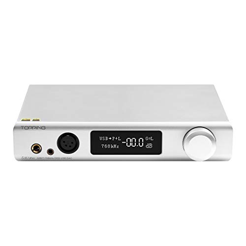 Topping DX7 Pro LDAC Bluetooth DAC ES9038PRO XMOS XU208 CSR8675 DSD1024 DSD512 32Bit/768KHz - Auriculares Digitales anal�gicos amplificadores amplificados AES/IIS/Opt/Coax/USB