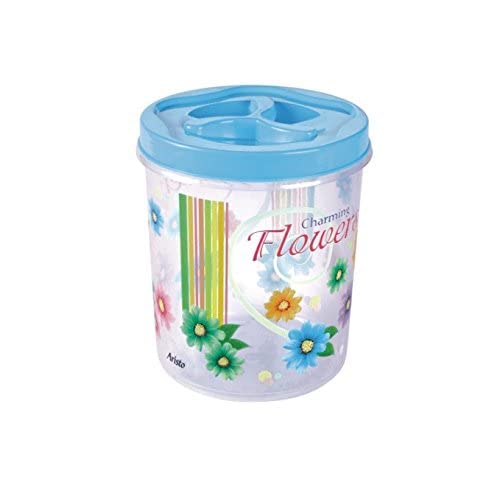 Image of ARISTO Store Queen444 Plastic Storage Container Set of 4-1400 Ml, (12.6(D) X 15.2) Cm, multicolour