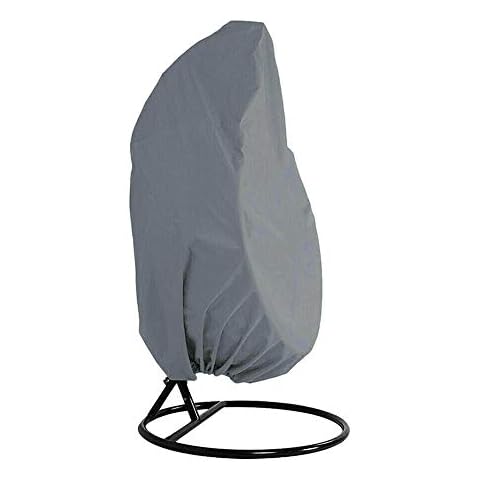 CAMOVTS Hängesessel-Abdeckung, für den Außenbereich, Garten, Terrasse, Möbel, wasserdicht, 210D-Oxford-Gewebe mit Reißverschluss Cover