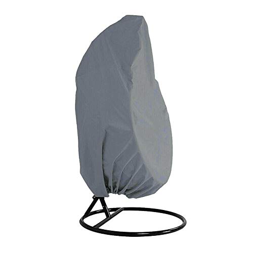 78Henstridge Hängesessel Schutzhülle,Oxford Wasserdicht Schaukelstuhl Abdeckung,Schwebesessel mit PU-Überzug, Regenabdeckung, Wasserdichtes (230 * 200CM, Grau) Cover