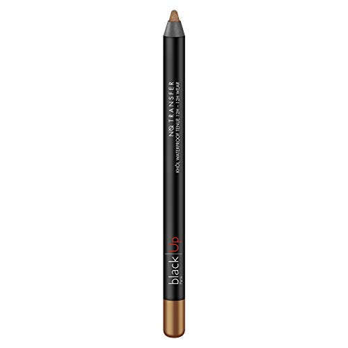 BLACK UP - Crayon Khôl Waterproof - Multi-Usage - Texture Crémeuse - Haute Pigmentation - Tenue 12h (Doré)