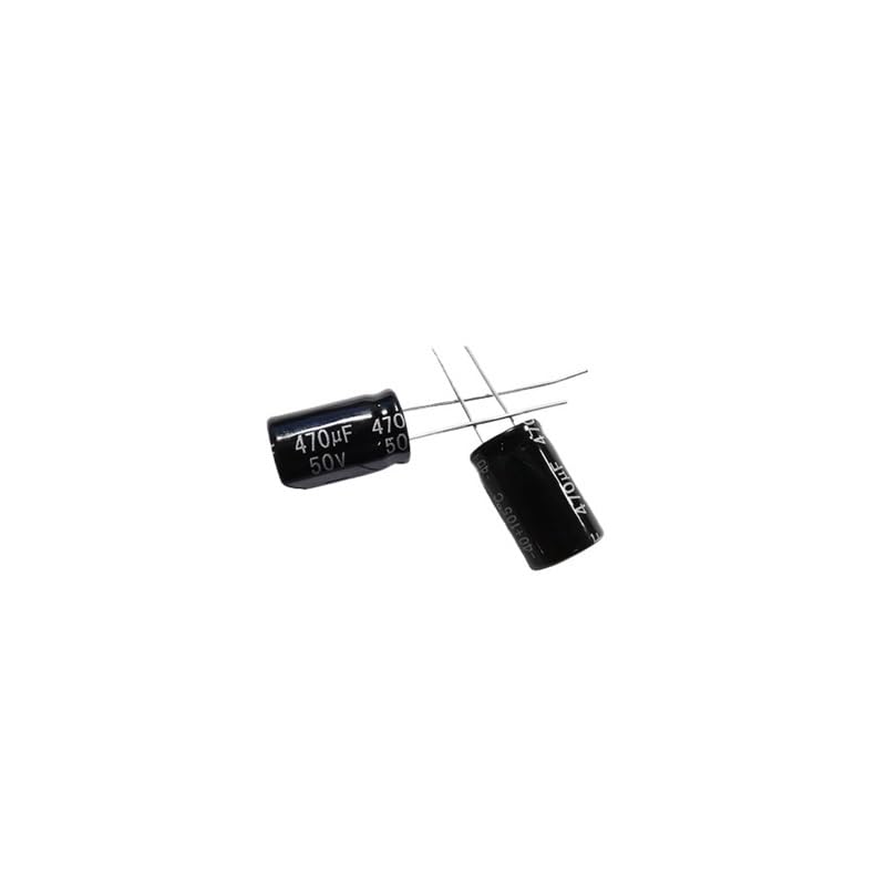 Condensadores electrolíticos 50V 470uf de aluminio para reparación de placas electrónicas y audio