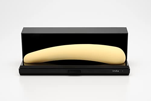 Iroha Fit Mikazuki Women Sensual Intimate Massager, Flexible Insertable Rechargeable Waterproof Personal Stimulator, Hmf-01 Yellow,1 Count #TOP5