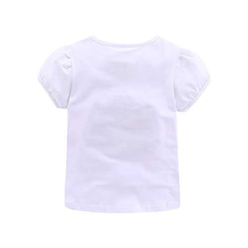 Littlespring Baby Girls Outfits Summer Cute For Kids Short Sleeve Cat Tutu Skirt Set Pink 18-24 Months #TOP1