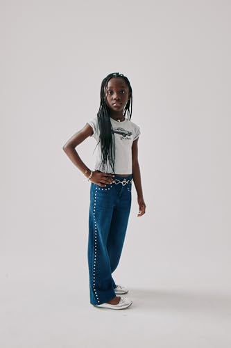 Image of The Children's Place Girls' Wide Leg Jeans