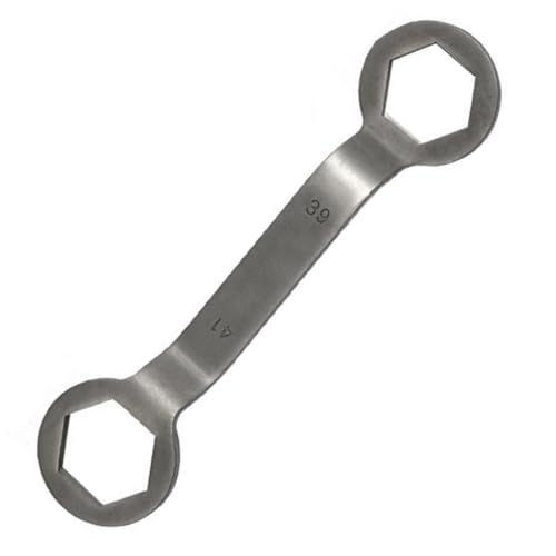 クラッチ取り外しレンチ 39mm-41mm ダブルヘッド分解ツール プーリー六角ナット専用 GY6 125cc対応 分解修理用工具