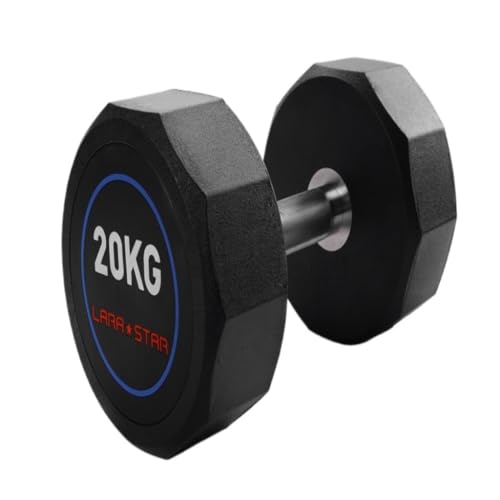 WLFKL Mancuerna Juego de combinación Revestido de Goma de Acero Puro con Mancuernas hexagonales fijas for Hombre, Equipo de Gimnasio en casa sin olores Sostener Objetos Pesados(30kg)