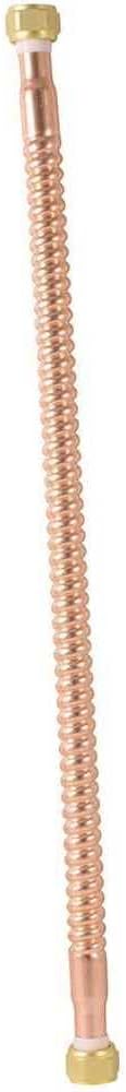 HOME-FLEX HFWCC-07-15 3/4 in. FIP x 3/4 in. FIP x 15 in. Copper Water Heater Connector Bronze/Copper Metallic