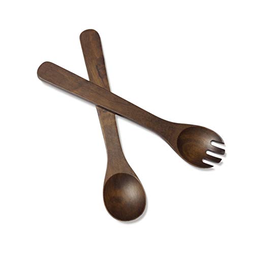 Lipper International Walnut Finished Pair of 12" Server