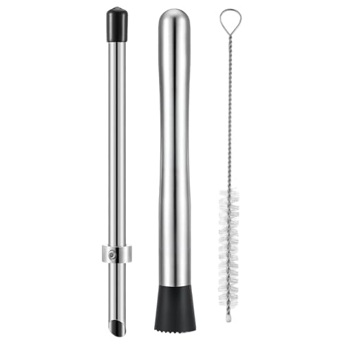 Lot de 3 outils ergonomiques pour mélanger les boissons - 153 g - Multifonctionnel - Pour cuisine, café, barbecue, restaurant, préparation des boissons à domicile