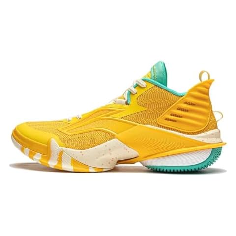 LI-NING Power X Men Professional Basketball Shoes Cushion Lining Sport Shoes Sneakers Orange Green US 12 Cover