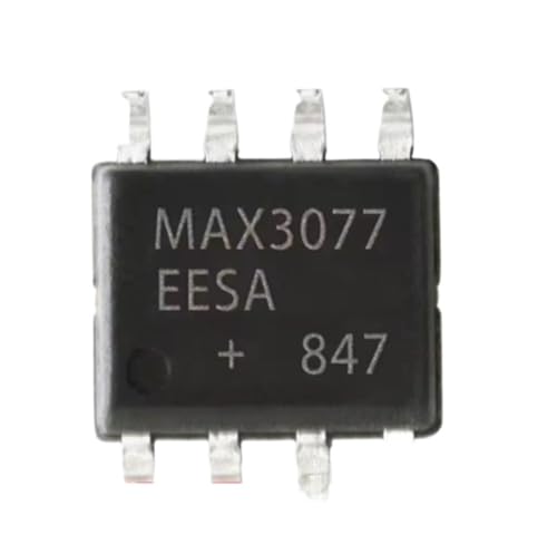 Chips MAX3077EESA transceptores RS-485 para comunicación industrial, paquete de 10 unidades