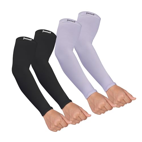 Image of Arm Sleeves for Men & Women, Sun Protection & UV Compression Hand Sleeves for Cycling, Running, Outdoor Sports & Activities, Hand Cover for Bike Riding