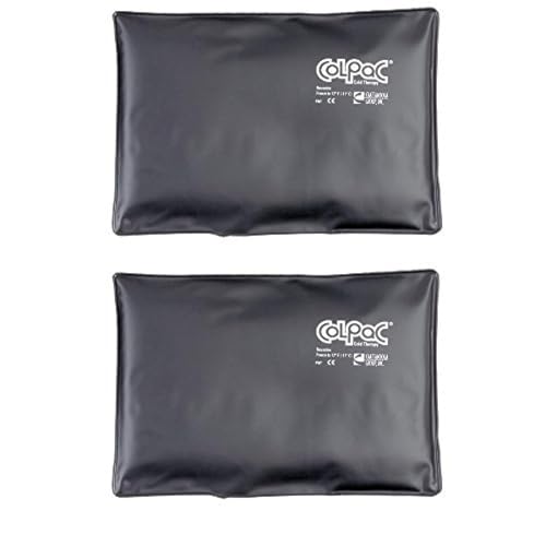 Chattanooga ColPac Clinical Grade Black Urethane Ice Pack - Standard 10x13.5 Inch 2 Count (Pack of 1)