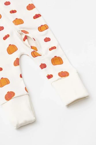 Image of MONICA + ANDY One Piece Baby Pajamas, 100% Organic Baby Clothes for Girls and Boys, Sizes For Newborn and Infant