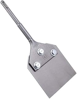 Kelbert-SDS Plus Floor & Wall Scraper Tool – 4 Inch Wide Tile Thinset & Adhesives Removal Bit with Max Heavy Duty Blade – Fits SDS-Plus Rotary Demolition Hammers and Chipping Hammer Drills