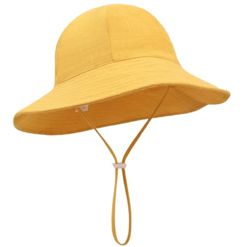 Newborns Baby Fisherman Hat Boys Girls Sunhat Infant Travel Beach Bucket Hat Soft & Breathable Outdoor Headwear