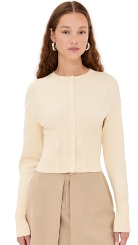 Lioness Women's Head in The Clouds Cardigan, Ivory, Yellow, XXXL