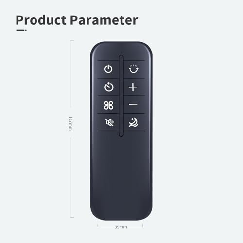 TRUCKON Neue Ersatz-Fernbedienung für Levoit 36 Bladeless Tower Fan & Air Purifier für Bedroom