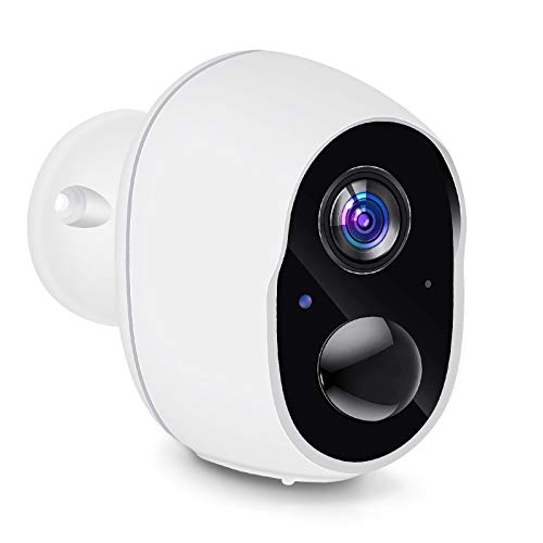 WiFi Rechargeable Battery Powered Wireless Camera,HONEST KIN 1080P Home Security Camera Outdoor,PIR Alarms,Night Vision,2-Way Audio,Waterproof,Low Power Consumption,Super Push App, Cloud Storage