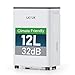 OKYUK Deumidificatore 12 litri/giorno, adatto per ambienti di circa 90 metri cubi (30 metri quadrati), Deumidificatore casa muffa, sbrinamento automatico, 32 dB, refrigerante R290, PD12R-03DE
