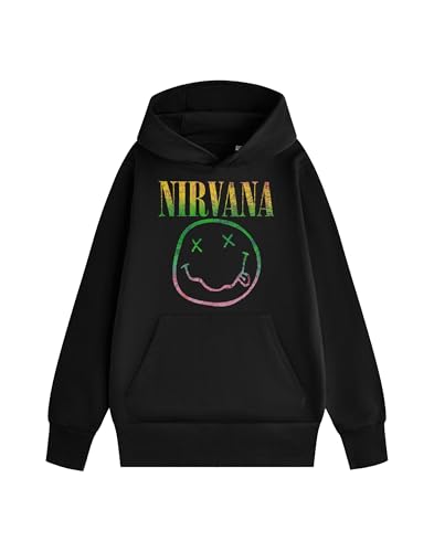 Sweat à Capuche Nirvana Unisexe Noir - Haut Classique Imprimé Musique