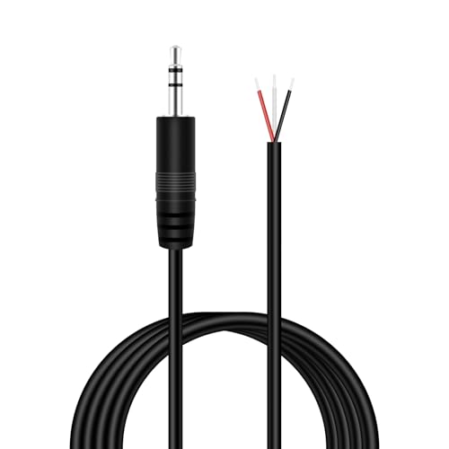 Cable adaptador 3.5mm a cable para parlante 10 pies