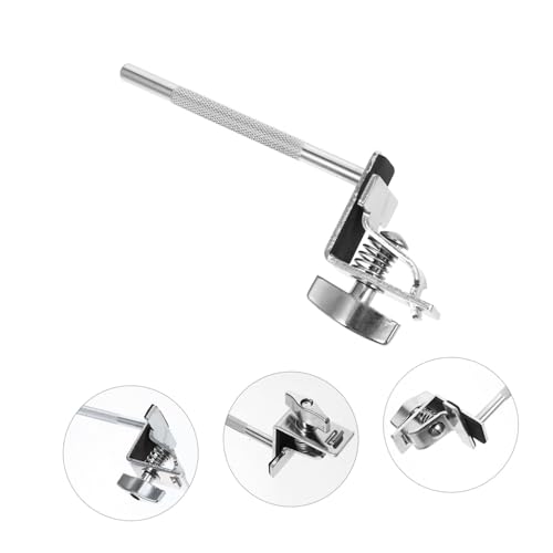 BESPORTBLE Clip Soporte para Cowbell para Baterías Clip de Percusión Pequeño Clip Ajustable para Batería Accesorios de Clamp miniatura 5