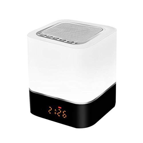 LED-Wecker für Kinder, Schlaflicht, Bluetooth, Musik, intelligente Schreibtischlampe, Wecker, modernes LED-Desktop, digitaler Tischwecker für