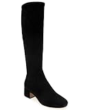Gentle Souls by Kenneth Cole Women's Ella Stretch Boot, Black, 7.5