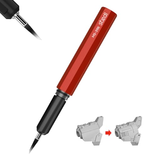 stedi Prime Pro Model Scriber Chisel，for Modeling Hobby，for RG Scale Model,Gundam Model Kit (0.1mm blade) Red