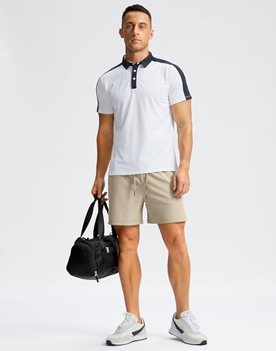Image of Soothfeel Men's Running Shorts with Zipper Pockets 9 inch / 7 inch / 5 inch Quick Dry Eight Basketball Gym Workout Athletic Shorts