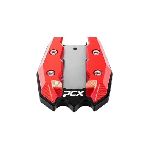 Plaque support latérale d'extension béquille PCX 160 aluminium CNC