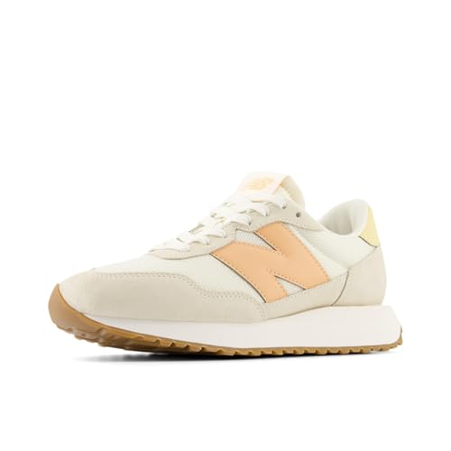 New Balance Women's 237 V1 Sneaker, Angora/Hazy Peach/Washed Amber, 11