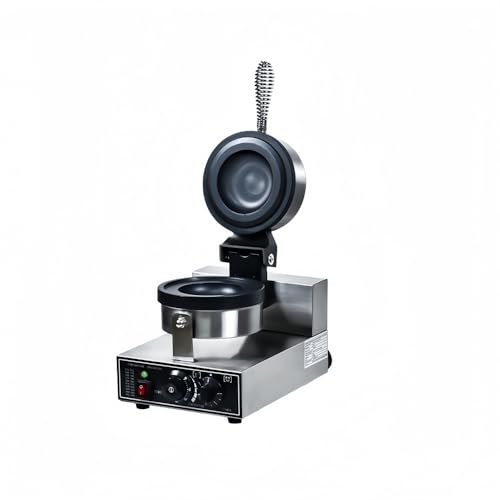 TVTKE ワッフルメーカー、アイスクリームバーガーメーカー、 バーガーメーカー、ホットサンドメーカー 電気、火傷防止ハンドル、焦げ付き防止加工のフライパンで、均一な加熱、業務用ハンバーガーマシン (標準)