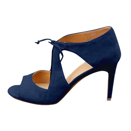 Sandales à talons hauts pour femmes et escarpins stiletto noirs de bal