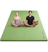 RYTMAT Large Exercise Mat 78"x51" 1/2 Inch Extra Thick TPE Yoga Mat Non-Slip Workout Mats for Yog...